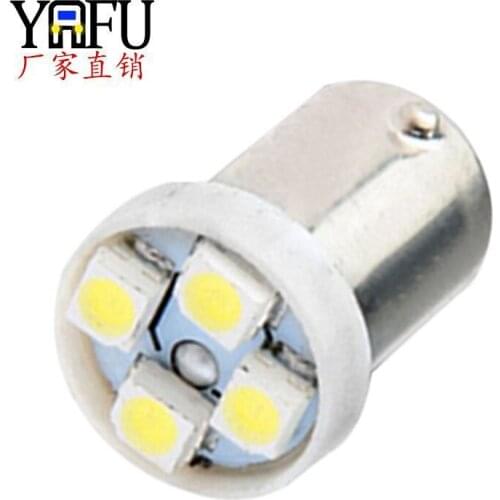 Ba9s 1210 4smd Automobile Led Reading Lamp License Plate Lamp Side Lamp Single Leg Round Head led lights for car