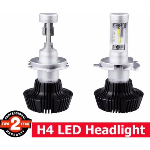 Fanless 16000LM 55W/110W 12V 24V Car Auto H1 H3 H4 H7 H11 9005 HB3 9012 9006 H10 LED Headlights Auto Kit LUXEON ZES LUMILEDChip