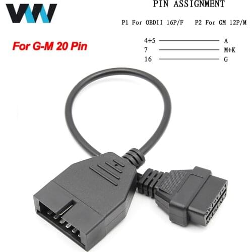 OBD To OBD2 Car Extension cable OBD 2 OBD2 Connector ODB2 OBD2 Car Diagnostic Auto Scanner Tool For Honda/gm/KIA/PSA/Mitsubishi