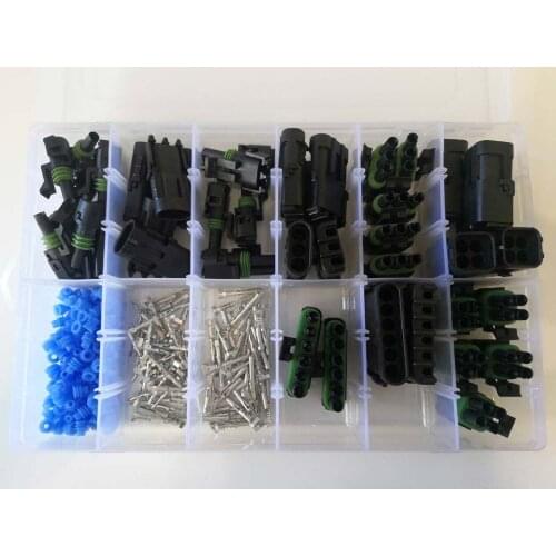 Car waterproof connector male/female plug socket 1P 2P 3P 4P 6P 2.5 For car motorcycle scooter