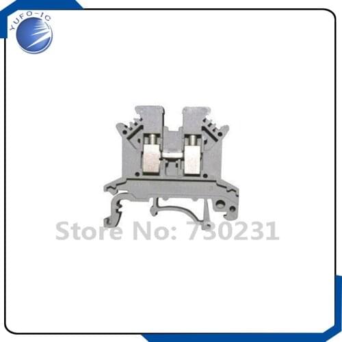 Free Shipping 3Pcs Terminal Blocks UK-10N Copper Sheet Guide rail terminals combined new