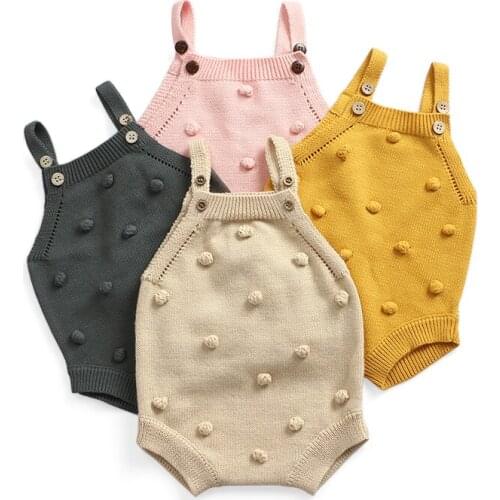 Kaiya Angle bodysuit Cute Toddler Baby Girl Clothes Comfortable Solid Jumpsuit Wearing Spring Autumn