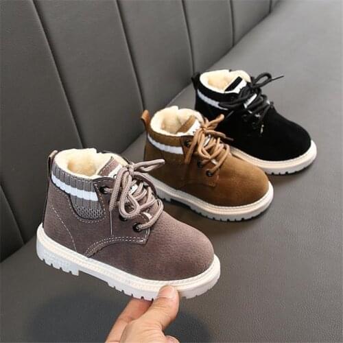 Disney Martin boots autumn/winter 2021 children between childrens cotton shoes boy Martin boots ugg boots girls and wool