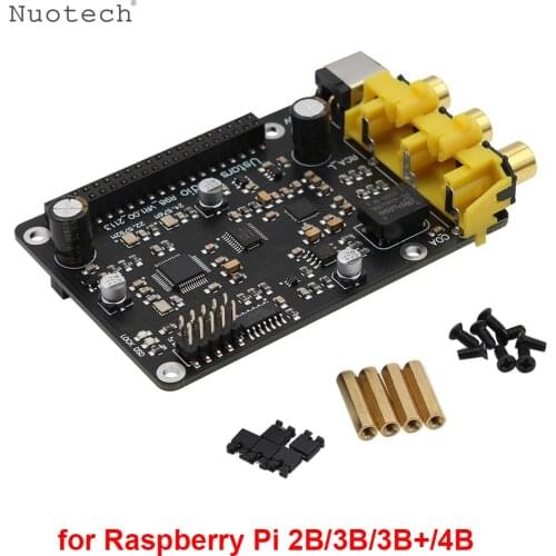 Nuotech CS43198 Digital Decoder Board I2S 32bit/384K DSD256 DOP128 Sound DAC for Raspberry Pi 2B 3B 3B+ 4B