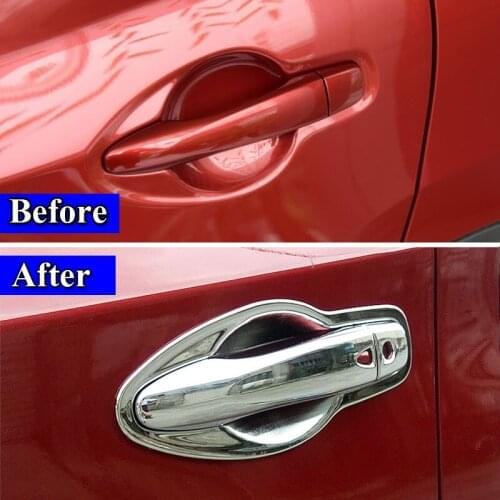 For Nissan Qashqai J11 2013-2018 ABS Chrome Side Door Handle Cover & Door Bowl Cover 2014 2015