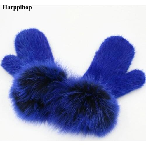 HARPPIHOP Women's Knitted Mittens China