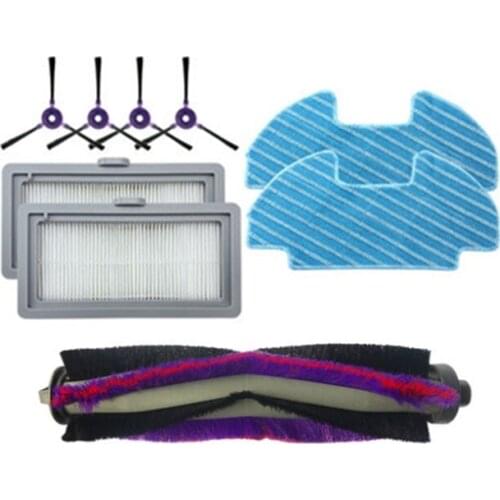 HEPA Filter Side Brush Mop Cloth Roller Brush for SENCOR SRV 8550BK Robotic Vacuum Cleaner Spare Parts Accessories