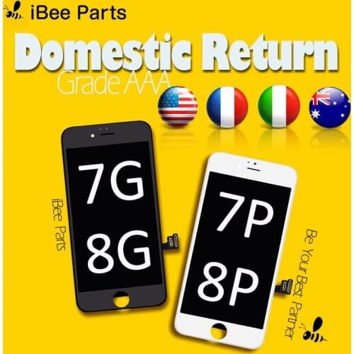 IBee Parts 1PCS AAA Standard Quality For iPhone 7 8 Plus LCD Screen Free Shipping