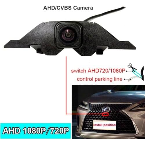 Night Vision 1920*1080P SONY AHD Special Car Front View Grille Camera For Lexus RX 2020 Forward Image Parking Camera