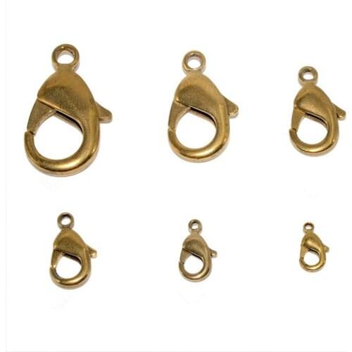 DIY leather craft key ring snap hook buckle 10pcs/lot solid brass material