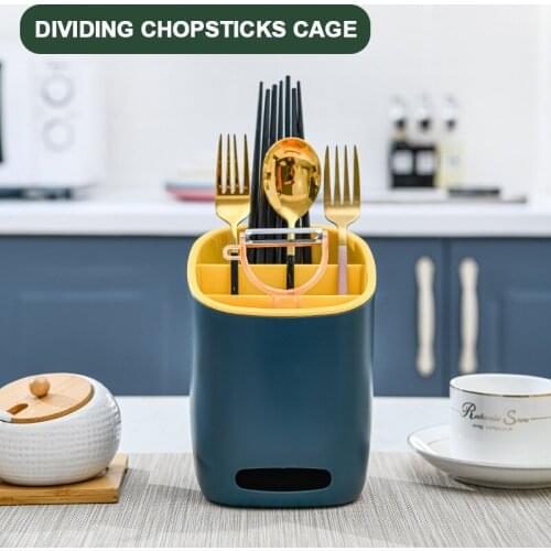 Kitchen Cutlery Storage Holder Multifunctional Kitchen Drawer Organizers Drying Rack Basket For Living Room Kitchen XH8Z