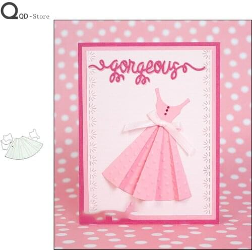 Skirt Metal Cutting Dies Scrapbook Mold New Die Cut Stencil Handmade Tools DIY Card Make Mould Model Craft Decoration Wholesale