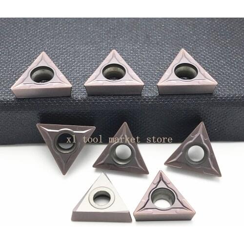 10pcs TCMT16T304 TCMT16T308 VP15TF UE6020 -External Turning tool insert Carbide Lathe cutter carbide turning carbide cutting