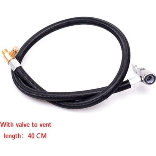 40cm/100cm Inflatable Extension Tube Air Chuck Inflator Pump Valve Clip Clamp Adapter Connect Pipe Auto Compressor Tyre