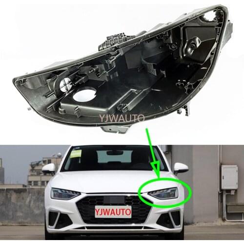 Headlight Base For Audi A4L S4 RS4 B9 PAB10 2020 2021 Headlamp House Car Rear Base Front Auto Headlight Back House