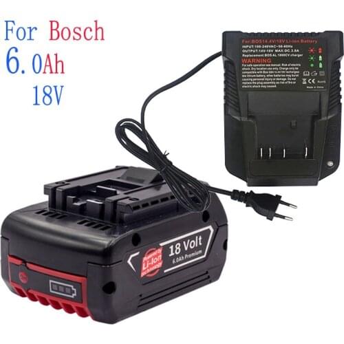 Rechargeable Electric Impact Drill, Lithium Battery Powered Tool, Suitable For Bosch 18V6.0AH Wrench Angle Grinder Machine