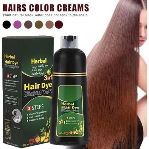 Herbal Hair Dye Shampoo Natural Non-Scalp Hair Care Multi-Color Hair Dye for Men and Women SK88