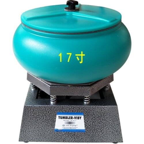 Top Quality 17" Super Large Vibratory Tumbler Wet Dry Polisher Polishing Machine