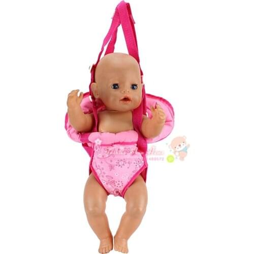 5Color Choose Outdoor shoulder bag Wear fit for 43cm/17inch baby Doll(only sell bag)