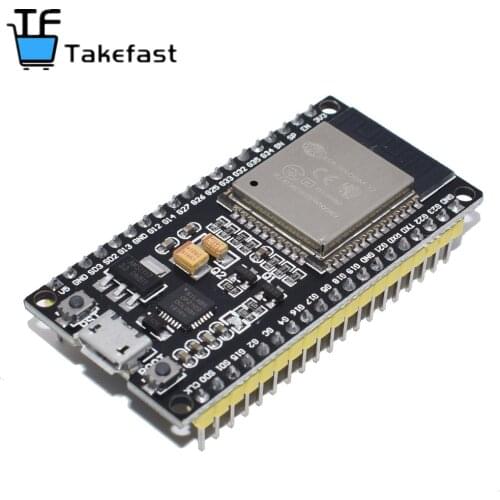 10pcs ESP-32 ESP32 Wireless WiFi Bluetooth Development Board 2.4GHz CP2102 Micro USB Dual Core Module ESP-32S Similar ESP8266