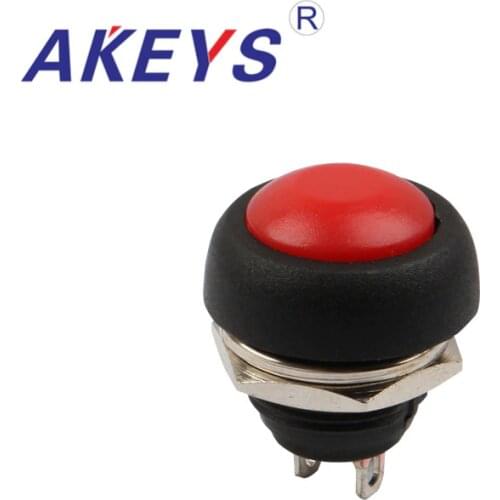 10PCS PS-33B 18mm Waterproof Push Button Mini Round switch for game machine