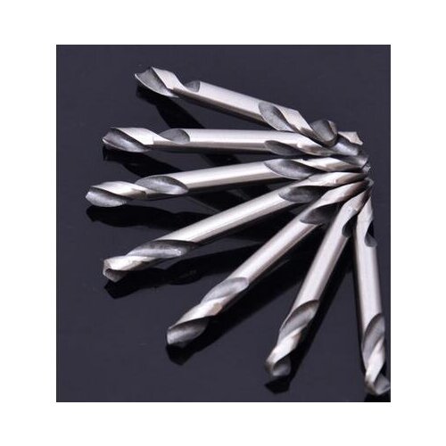 10PCS/pack 6.5mm CNC grinded HSS made double heard twist drill bit for thin SS plate/mild steel/ iron aluminum plastic
