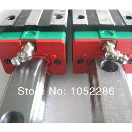 2pcs 100% original Hiwin HGR20-1600MM and 4pcs HGH20CA narrow blocks