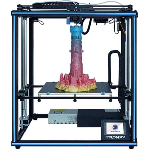 X5SA 3D PRINTER X5SA PRO 330 330 400mm High Precision Large Size Build CORE XY Cube Structure With Mute Mainboard double Z axis