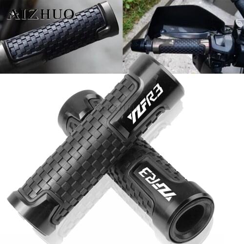 7/8"22mm Motorcycle Accessories Handlebar Grips Handle Bar Hand Bar Motorbike For YAMAHA YZF R3 YZFR3 YZF-R3 2015-2017 2016