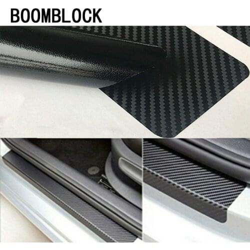 Car Styling Carbon Fiber Scratch-proof Strip Stickers for Ford Focus MK2 2 3 Fiesta Mondeo MK4 Ranger Toyota Corolla chr RAV4