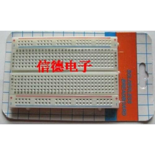 Free Shipping! 10pc Quality mini bread board / breadboard 8.5CM x 5.5CM 400 holes