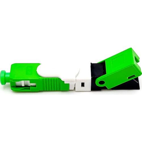 Free Shipping 50/100/200PCS/Lot FTTH ESC250D SC APC SC UPC Single-Mode Fiber Optic Quick Connector FTTH SM Optic Fast Connector