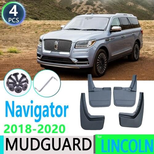 For Lincoln Navigator U554 2018 2019 2020 Car Fender Mudguard Mud Flaps Guard Splash Flap Car Accessories