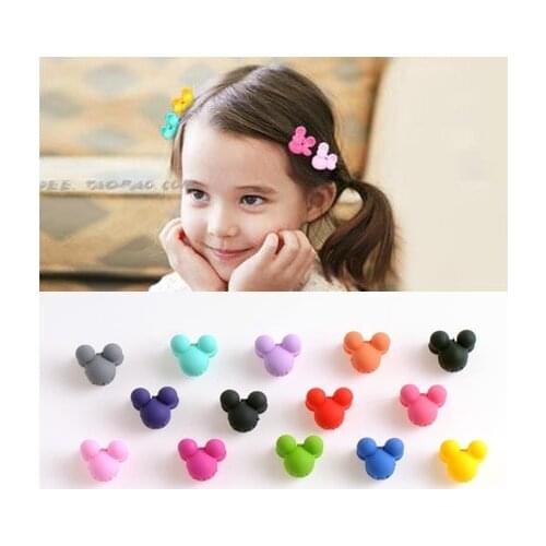 Cartoon Hair Clip Wholesale Hairpin Claws For Children 2021 Party Gift Colorful Cute Mouse Hair Accessories For Girls Baby