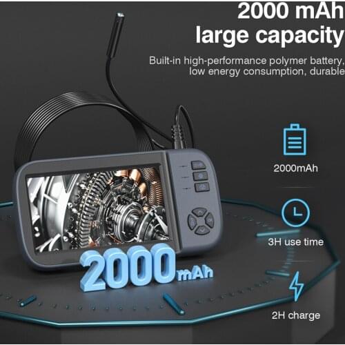 Single-Lens 4.5 Inch IPS Display 200W Pixel 720P Endoscopic Electronic Camera Video Picture Taking IP67 Waterproof Grade