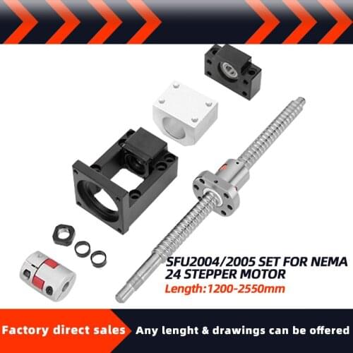 HM15-60(cast iron) C7/ C5/RENBEN C5 BF15+ ball screw SFU2004/2005 L=1200mm-2550mm+Plum coupling XB30*40 +Coupler DSG20H
