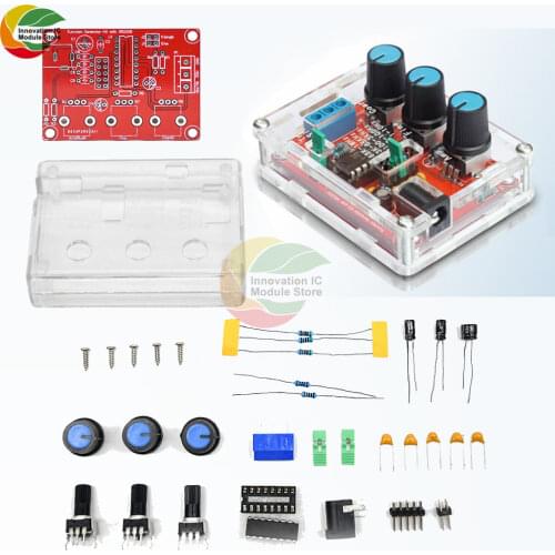 1Hz -1MHz XR2206 Function Signal Generator DIY Kit Sine/Triangle/Square Output Signal Generator Adjustable Frequency Amplitude