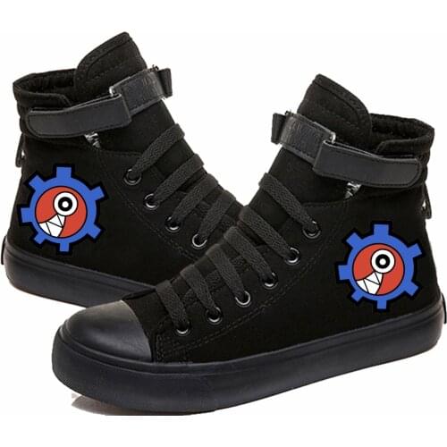 Anime Sk8 the Infinity Logo Pride Printed Hip Hop Striped Shoe Canvas Shoes Sneakers Boots