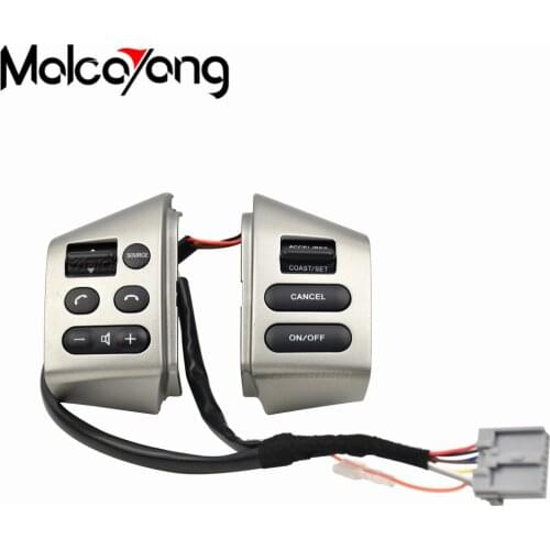 Car styling buttons FOR Nissan LIVINA & FOR Nissan TIIDA & For SYLPHY steering wheel control buttons with red backlight