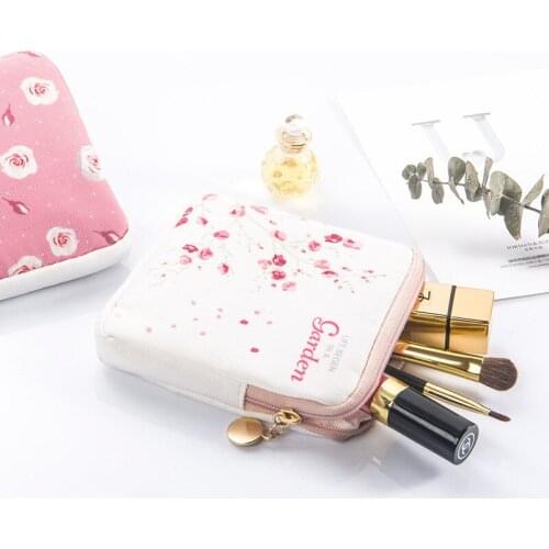 Coin Purses Womens Wallet Cotton Childrens Handbag Sanitary Napkin Storage Zipper Clutch Bag Purses and Handbags Manga Wallets