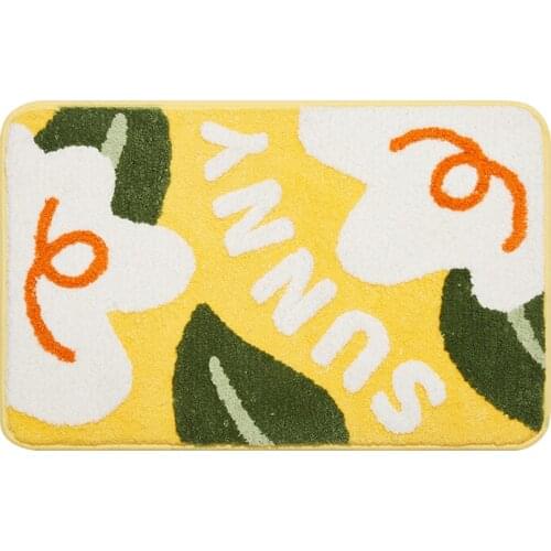 Bath Mat Bathroom Non-Slip Rug Kitchen Absorbent Microfiber Mat Anti-fall Door Mat for Toilet Household Non-slip Absorbent Pad