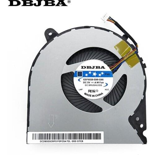 New Fan for Lenovo IdeaPad Y700 Y700-15ISK laptop CPU Fan P/N:MF75100V1-C010-S9A DC28000CRS0 4pins