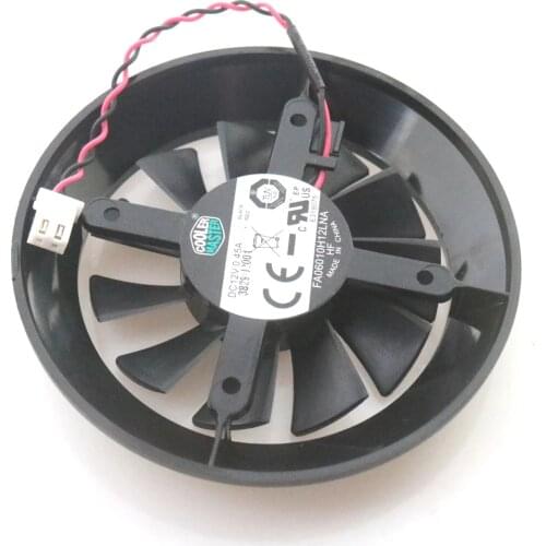 FA06010H12LNA 12V 0.45A 78mm 34*34*34*34mm For GTX750ti GT640 Graphics / Video Card Cooler Cooling Fan 2Pin