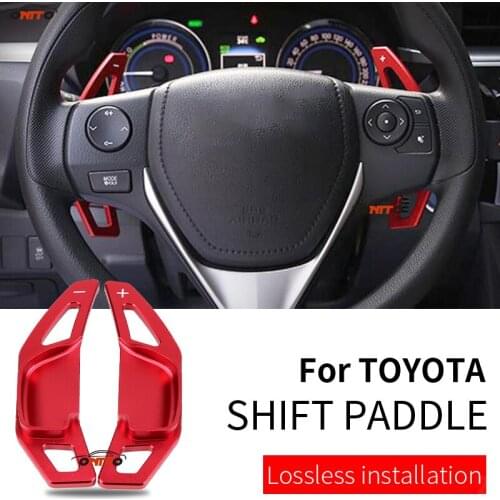 Fit for REIZ LEVIN CAMRY COROLLA ZELAS 2pcs Car Steering Wheel Shift Paddle Aluminum alloy Extension Shifter Accessory