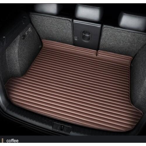 Custom Trunk Mat100% suitable for hyundai santa fe tucson i30 i40 ix25 ix35 sonata kona getz H 10 creta Elantra Solaris carpet