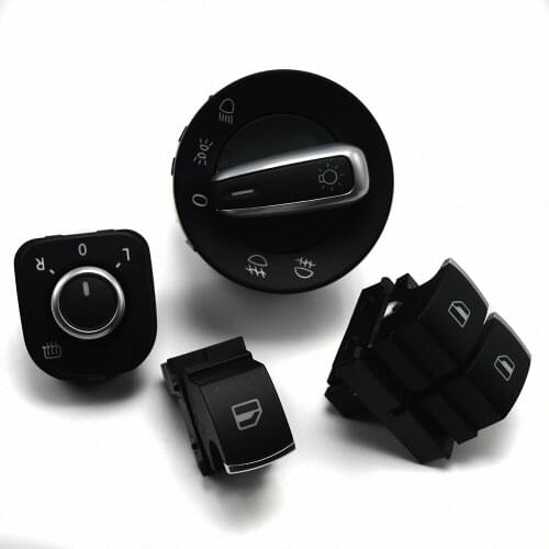 Factory direct sale mirror headlight Window Switch for Volkswagen VW Eos Golf Mk5 MK6 GTI RIBBIT R32 5ND 959 565B 5ND 959 855