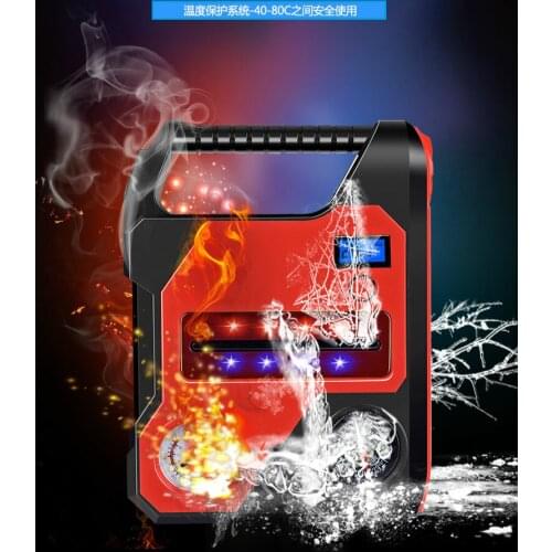 For 6L Petrol 3L Diesel - 22000mah Car Jump Starter 1200A Peak Car Battery Power Pack 12V Auto Charger Starting Device with Bag