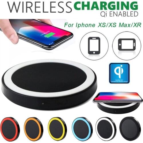 Qi charger Wireless charger fast Auto charging Induction smart charger charging for for iPhone 12 11 battery Free shipping home