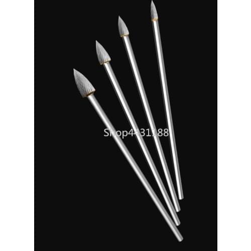 Lengthen 200/300mm G-type Alloy Rotary File Tungsten Steel Wood Carving Grinding Head 6/8/10/12mm. 6mm shank