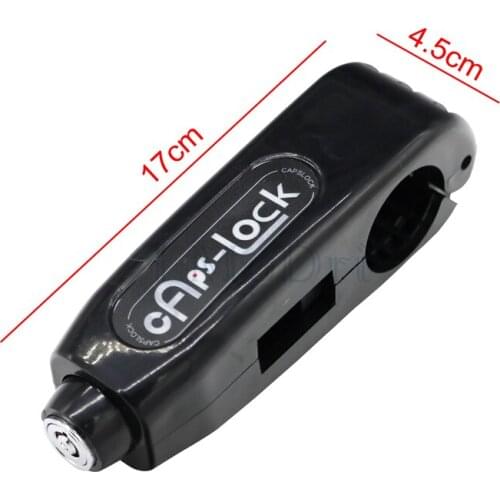 Universal Motorcycle Lock Scooter Handlebar Safety Lock Brake Throttle Grip Anti Theft Protection Security Locks
